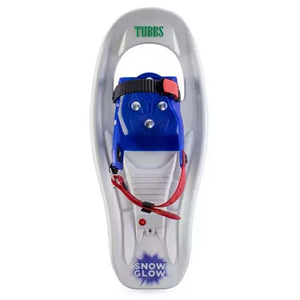 The 2022 Tubbs Snowglow junior snowshoes are available at Mad Dog's Ski & Board in Abbotsford, BC. 