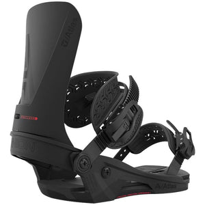 The 2023 Union Atlas snowboard bindings (black) are available at Mad Dog's Ski & Board in Abbotsford, BC. 
