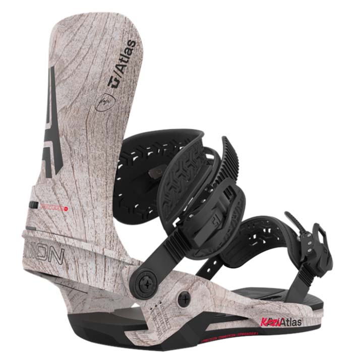 The 2023 Union Atlas snowboard bindings (asadachi) are available at Mad Dog's Ski & Board in Abbotsford, BC.
