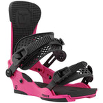 Load image into Gallery viewer, The 2023 Union Force snowboard bindings (pink) are available at Mad Dog&#39;s Ski &amp; Board in Abbotsford, BC. 
