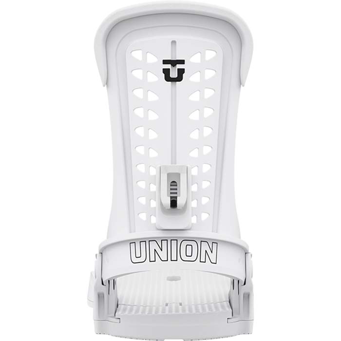 The 2023 Union Force snowboard bindings (white) are available at Mad Dog's Ski & Board in Abbotsford, BC. 